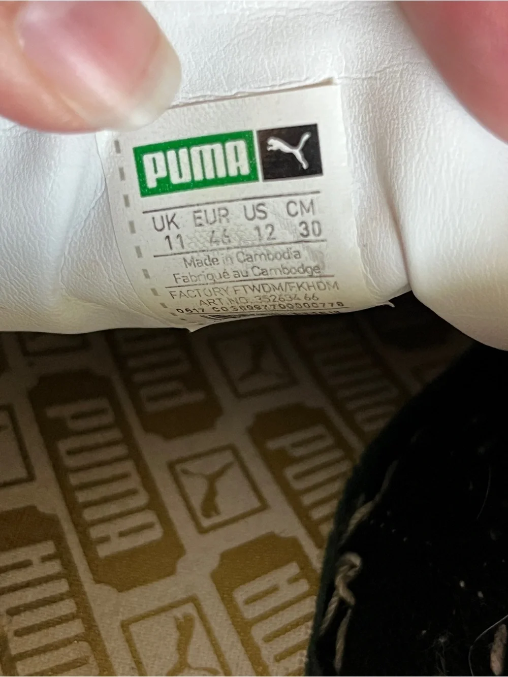 Puma Suede Classic + Shoes Sneakers Oatmeal Grey Men's 12